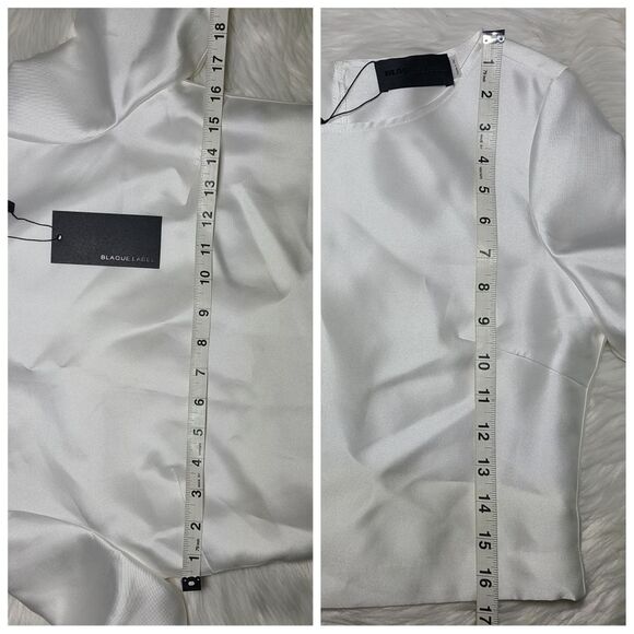 NWT|Revolve Blaque Label Bell Sleeve Cropped Zipper Top, XS - Picture 4 of 5